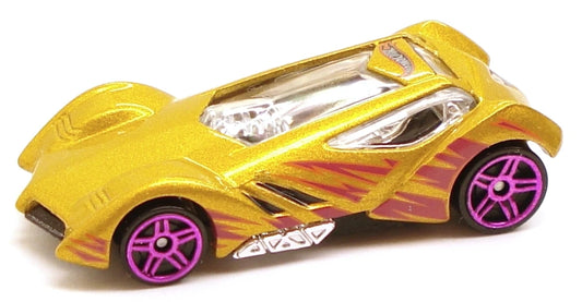 Hot Wheels 2003 #028 Sinistra, NEW/LOOSE, gold