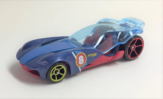Hot Wheels 2019 Mystery Models (Series 3) Sky Dome, PREOWNED/LOOSE, blue