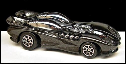 Hot Wheels 1995 #297, Splittin' Image II, NEW/LOOSE, metallic black