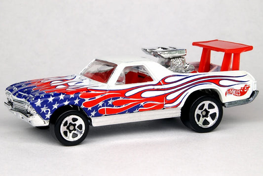Hot Wheels 2002 #082/250 '68 El Camino, NEW/LOOSE, white