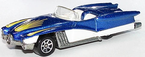 Hot Wheels 1995 #214, Street Beast/Swingfire, NEW/LOOSE, metallic blue & white (7SP)