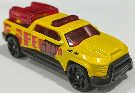 Hot Wheels 2023 #230/250 Surf Duty, NEW/LOOSE, yellow
