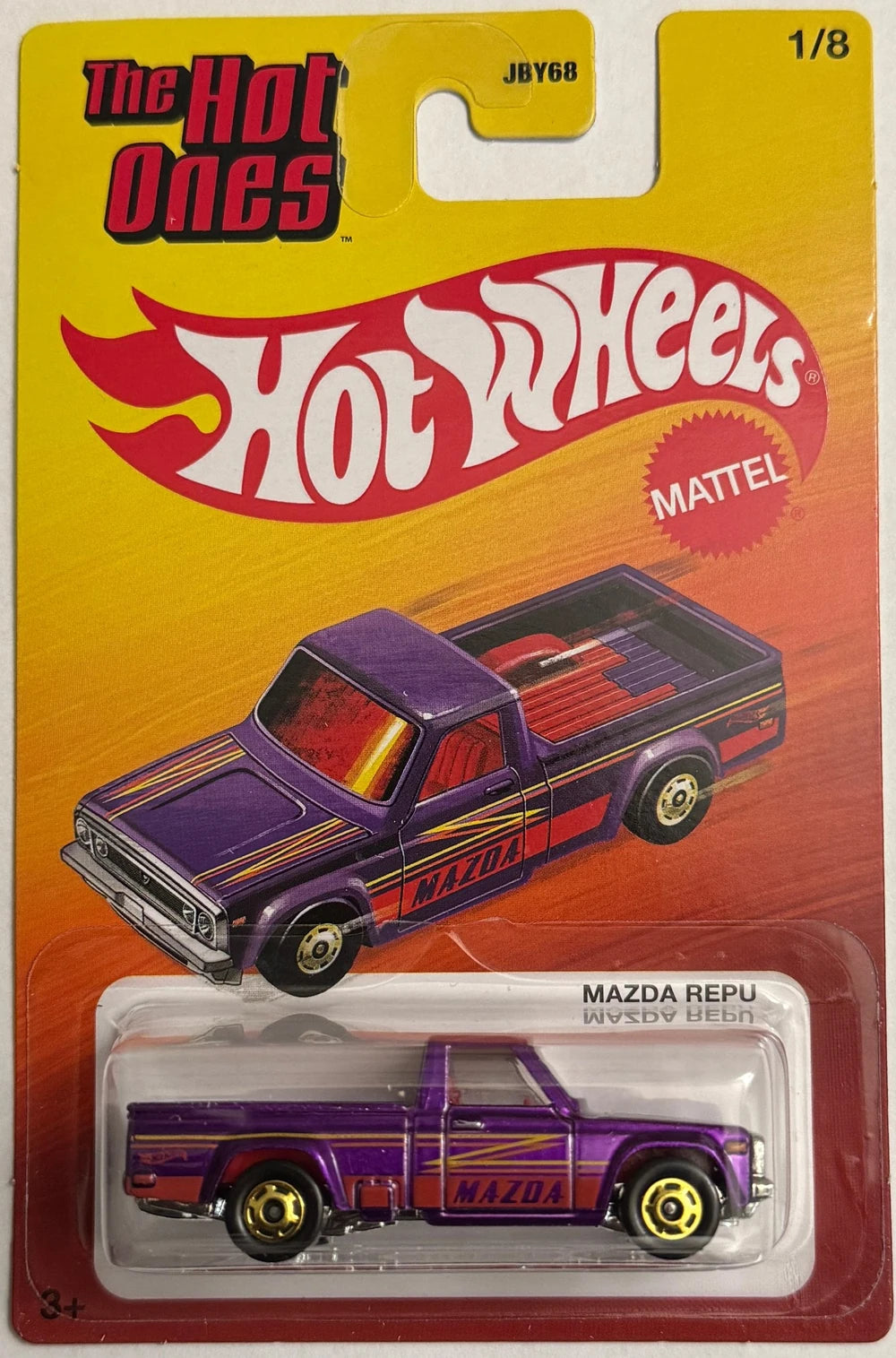 Hot Wheels 2026 The Hot Ones Mix A 1/8, Mazda REPU, spectraflame purple
