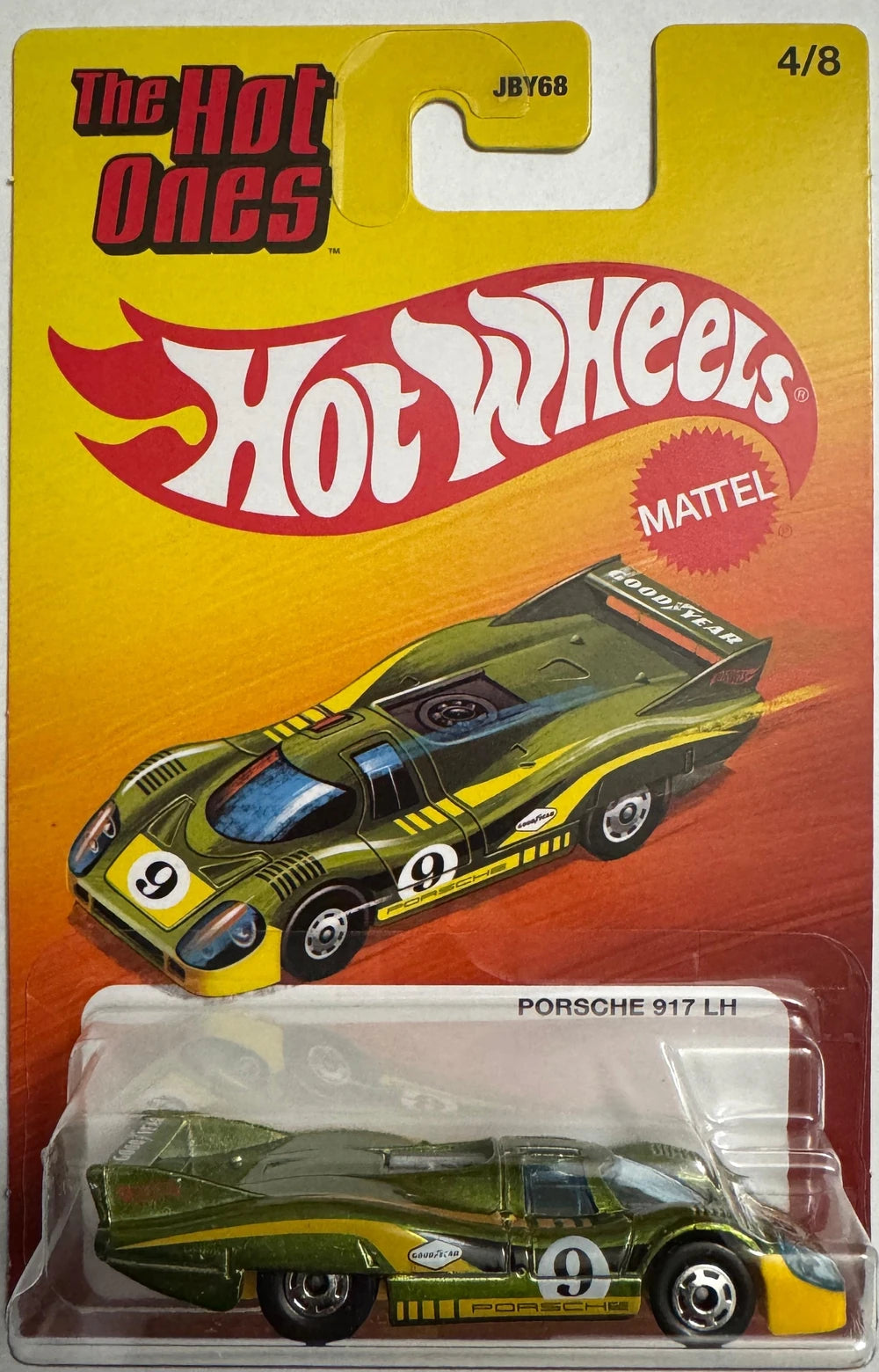 Hot Wheels 2026 The Hot Ones Mix A 4/8, Porsche 917 LH, spectraflame apple green