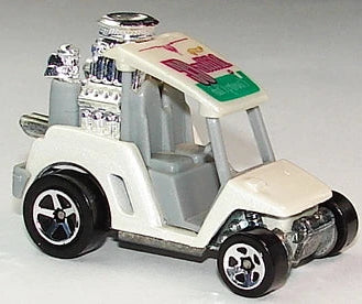 Hot Wheels 1999 First Editions #683 Tee'd Off, NEW/LOOSE, white (grey interior)