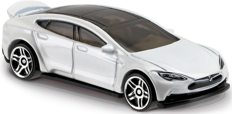 Hot Wheels 2017 #175/365, Tesla Model S, NEW/LOOSE, white