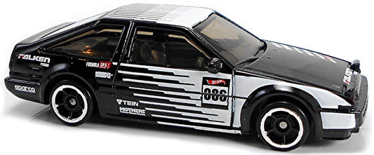 Hot Wheels 2021 #031/250 Toyota AE86 Sprinter Trueno, NEW/LOOSE, black (Falken livery)