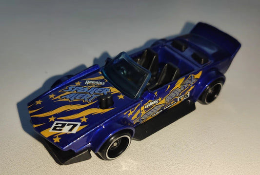 Hot Wheels 2022 #050/250 Track Manga, NEW/LOOSE, dark blue