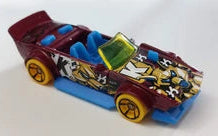 Hot Wheels 2023 #015/250 Track Manga, NEW/LOOSE, oxblood