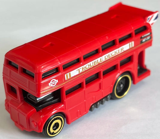 Hot Wheels 2023 #202/250 Trouble Decker, NEW/LOOSE, red