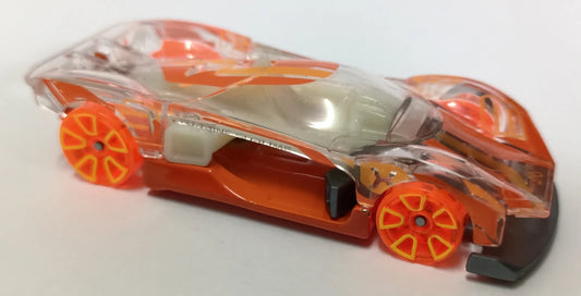 Hot Wheels 2022 #189/250 Turbine Sublime, NEW/LOOSE, clear/orange