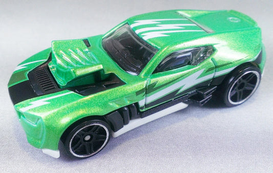 Hot Wheels 2015 #176/250, Twinduction, PREOWNED/LOOSE, metalflake green