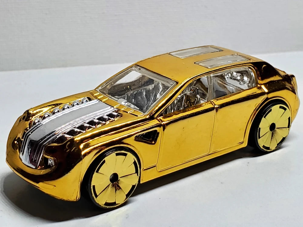 Hot Wheels 2007 #056/180 Unobtainium 1, NEW/LOOSE, chrome gold/chrome