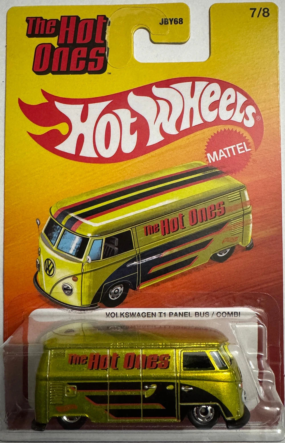 Hot Wheels 2026 The Hot Ones Mix A 7/8, Volkswagen T1 Panel Bus, spectraflame yellow