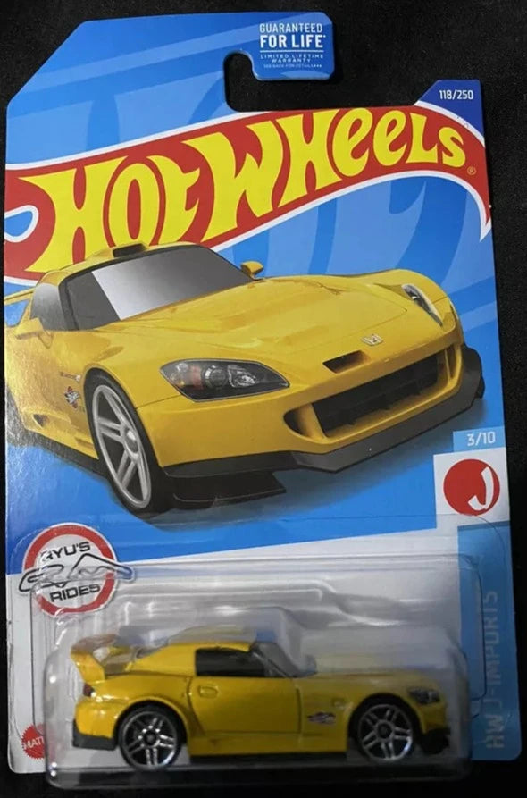 Hot Wheels 2022 #118/250 Honda S2000, yellow