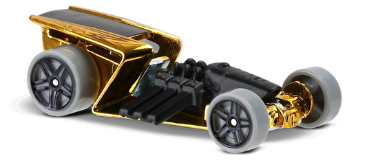Hot Wheels 2016 #045/250, Z-Rod, NEW/LOOSE, chrome gold