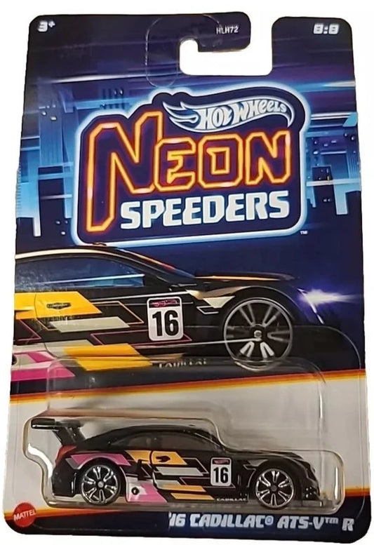 Hot Wheels 2024 Neon Speeders Mix B 8/8 '16 Cadillac ATS-V R