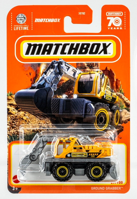 Matchbox 2023 #027/100 Ground Grabber, yellow