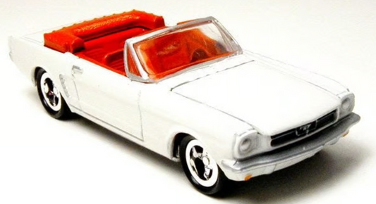 Johnny Lightning, '64 Mustang Convertible, NEW/LOOSE, white