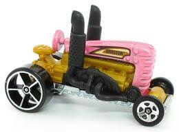 Hot Wheels 2024 #176/250 Dragtor, NEW/LOOSE, pink