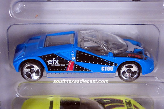 Hot Wheels 2001 Multipack Exclusive, Ford GT-90, NEW/LOOSE, blue