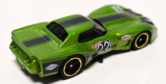 Hot Wheels 2022 #021/250 '76 Greenwood Corvette, NEW/LOOSE, green