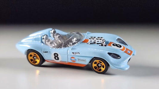 Hot Wheels 2023 #155/250 Glory Chaser, NEW/LOOSE, Gulf racing blue