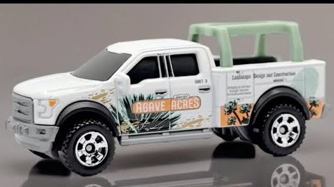 Matchbox 2026 #113/125, 2015 Ford F-150 Contractor Truck, NEW/LOOSE, white