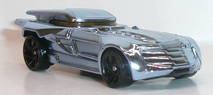 Hot Wheels 2025 Multipack Exclusive, Batmobile (2019), NEW/LOOSE, blueish chrome
