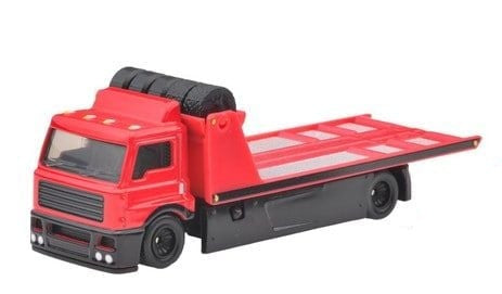 Hot Wheels 2025 Fleet Street hauler from Team Transport #84 (hauler only), NEW/LOOSE, red