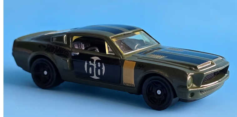 Hot Wheels 2026 #184/250, '68 Shelby GT500, NEW/LOOSE, dark green