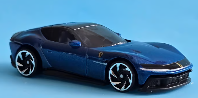 Hot Wheels 2025 #094/250, Ferrari 12Cilindri, NEW/LOOSE, blue