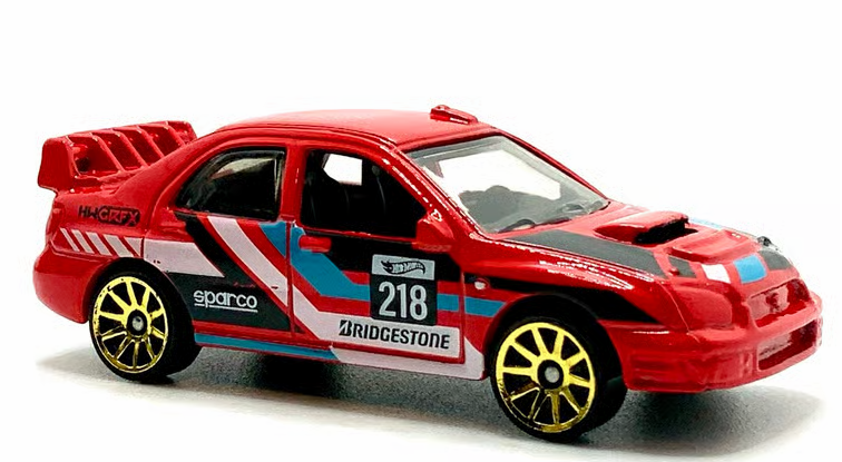 Hot Wheels 2025 Multipack Exclusive, Subaru Impreza, NEW/LOOSE, red