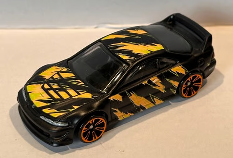 Hot Wheels 2025 Silver Series Neon Speeders Mix 2, '98 Honda Prelude, NEW/LOOSE, black