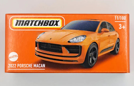 Matchbox 2024 Power Grabs #011/100 2022 Porsche Macan, orange