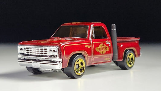 Hot Wheels 2024 #053/250 '78 Dodge Li'l Red Express Pickup, NEW/LOOSE, dark red