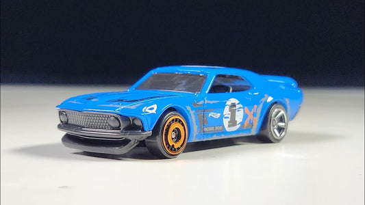 Hot Wheels 2024 Mystery Models - Series 2, '69 Mustang Boss 302, blue