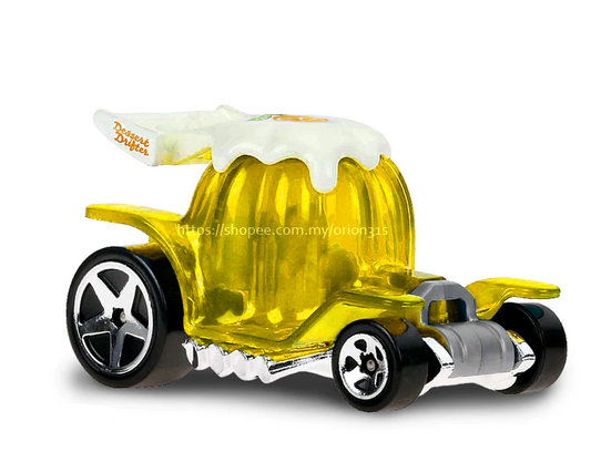 Hot Wheels 2024 #162/250 Dessert Drifter, NEW/LOOSE, lemon