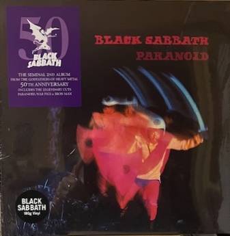 Black Sabbath - Paranoid, LP, 180g 12" vinyl, gatefold sleeve, Sanctuary – BMGRM054LP