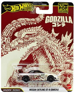 Hot Wheels 2026 Pop Culture Mix 1, Nissan Skyline GT-R (BNR34), off white