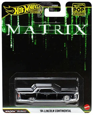 Hot Wheels 2026 Pop Culture Mix 1, The Matrix '64 Lincoln Continental, black
