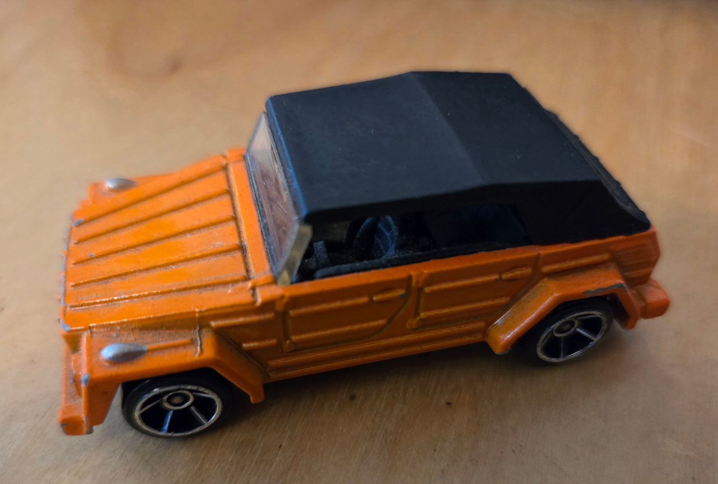 Hot Wheels 2009 #017/190, Volkswagen Type 181, PREOWNED/LOOSE, orange, top swapped to black