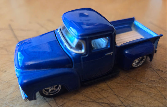 M2 Machines, 1956 Ford F-100, NEW/LOOSE, blue