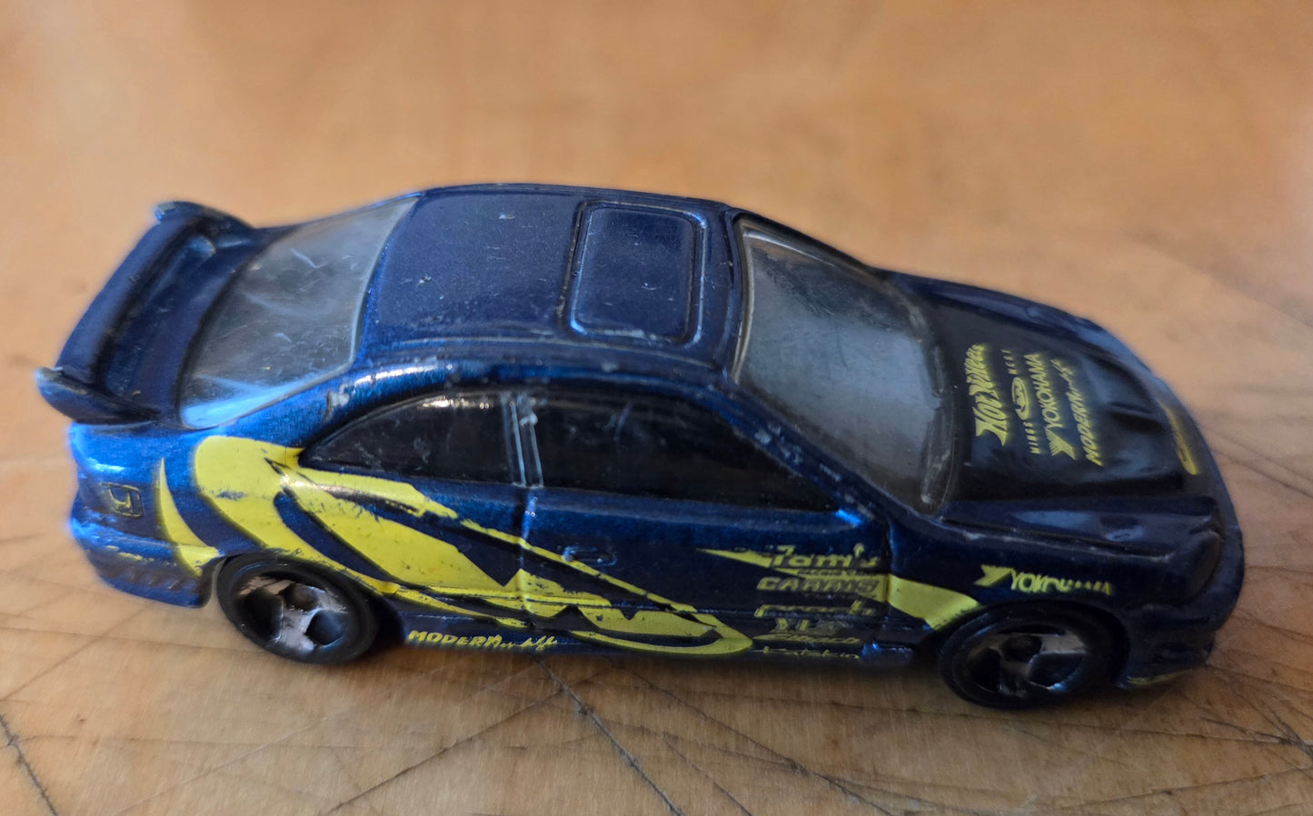 Hot Wheels 2002 #064 Honda Civic Si, PREOWNED/LOOSE, dark blue
