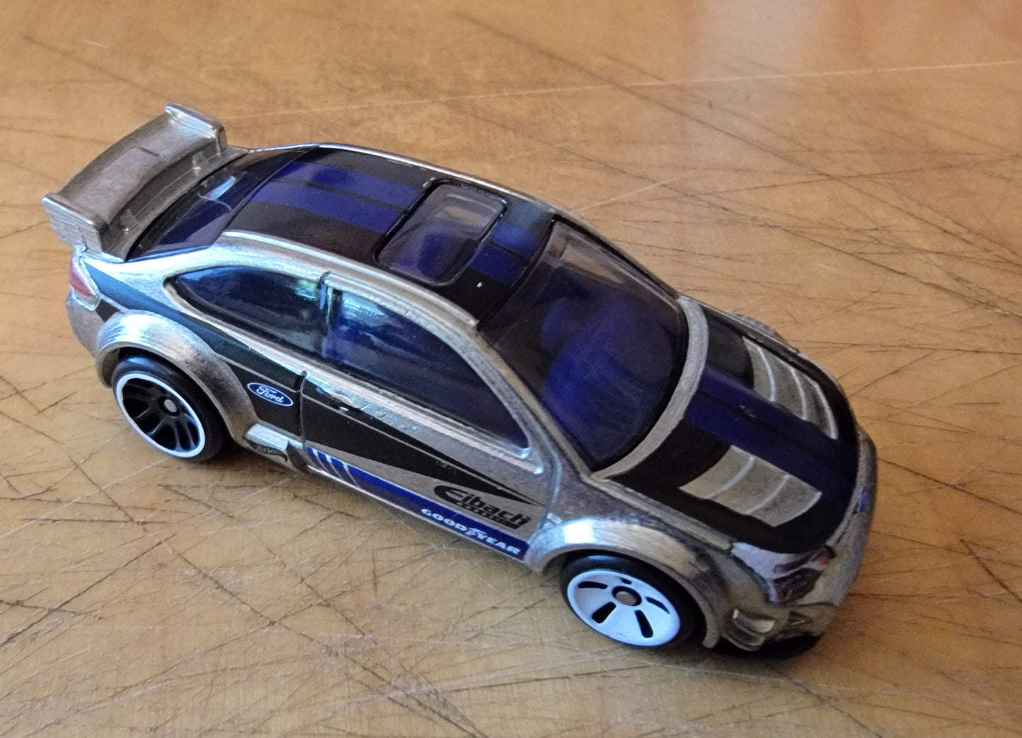 Hot Wheels 2025 ZAMAC Set, '08 Ford Focus, PREOWNED/LOOSE, zamac (imperfect)
