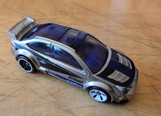 Hot Wheels 2025 ZAMAC Set, '08 Ford Focus, PREOWNED/LOOSE, zamac (imperfect)