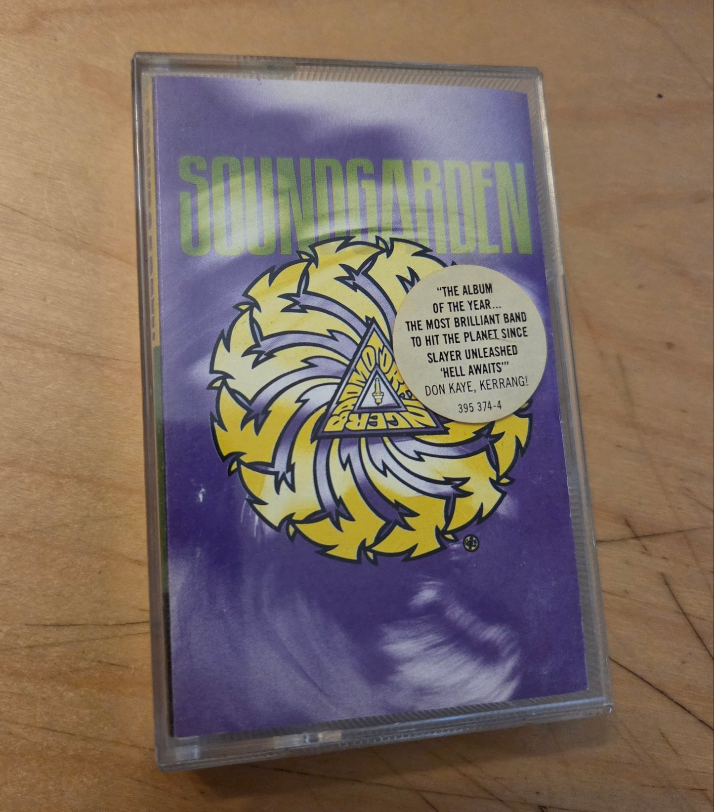 Soundgarden - Badmotorfinger, cassette, B NR,  UK Release, A&M Records – 395 374-4 - PREOWNED, Good