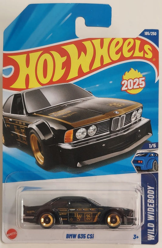 Hot Wheels 2025 #185/250 BMW 635 CSi, very dark blue