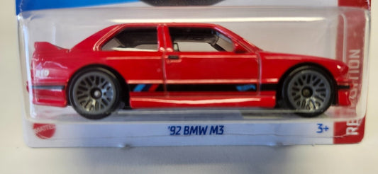 Hot Wheels 2024 #195/250 '92 BMW M3, TARGET RED EDITION, NEW/LOOSE, red