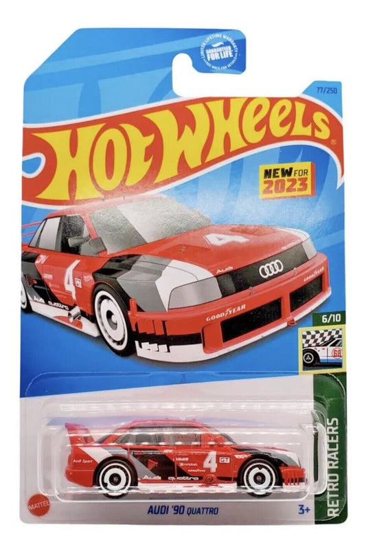 Hot Wheels 2023 #077/250 Audi 90 quattro, red